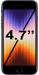 Apple iPhone SE3 Screen Size Image