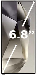 Samsung Galaxy S24 Ultra Screen Size 125by250