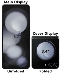 Samsung Galaxy Z Flip5 Display 208by250