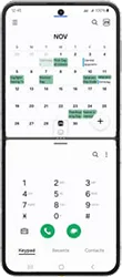 Samsung Galaxy Z Flip5 Split Screen 110 by 250