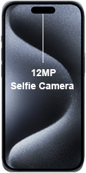 Apple iPhone 15 Pro Selfie Camera 125by250 Image