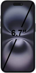 Apple iPhone 16 Plus Screen Size 125by250 Apple iPhone 16 Plus Screen Size 125by250