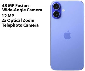 Apple iPhone 16 Rear Camera 300by250
