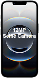 Apple iPhone 16e Front Camera 125by250px