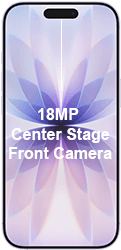 Apple iPhone 17 Front Camera 121by250px