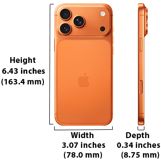Apple iPhone 17 Pro Max Dimensions 330by330px