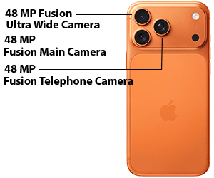 Apple iPhone 17 Pro Max Rear Camera 300by250px