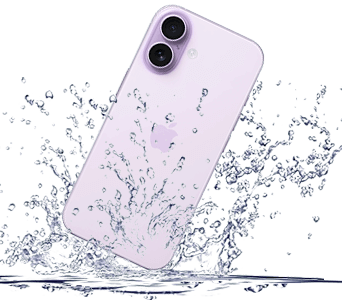 Apple iPhone 17 Splash, Water, and Dust Resistant 342by300px